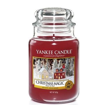 Yankee Candle Świeca zapachowa duży słój Christmas Magic 623g
