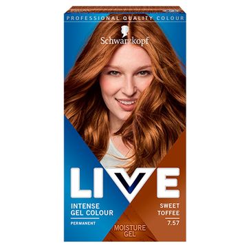 Schwarzkopf Live Intense Gel Colour koloryzacja do włosów w żelu 7.57 Sweet Toffee