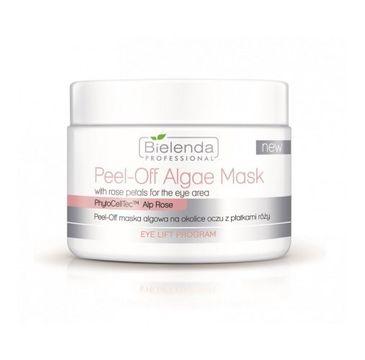 Bielenda Professional Peel-Off Algae Mask maska algowa na okolice oczu z płatkami róży (90 g)