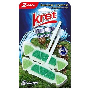 Kret – Fresh Power zawieszka do WC Pine Forest (2 x 40 g)