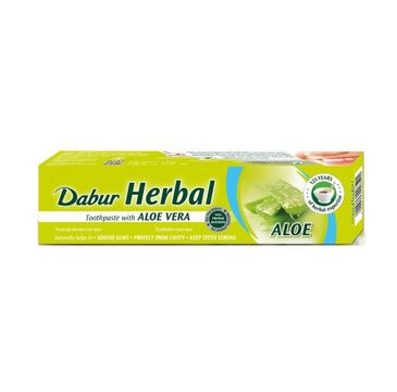 Dabur Toothpaste With Aloe Vera pasta do zębów z aloesem bez fluoru (100 ml)