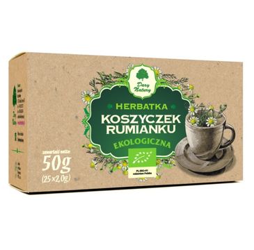 Dary Natury Herbatka Ekologiczna Koszyczek Rumianku 25x2g