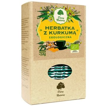 Dary Natury Herbatka Ekologiczna z Kurkumą 25x2g