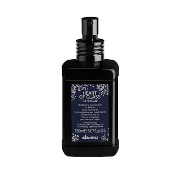 Davines Heart Of Glass Sheer Glaze rozjaśniący fluid bez spłukiwania do włosów blond (150 ml)