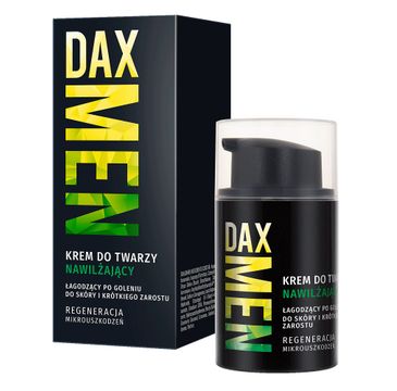 Dax Men Krem do twarzy nawilżający łagodzący po goleniu (50 ml)