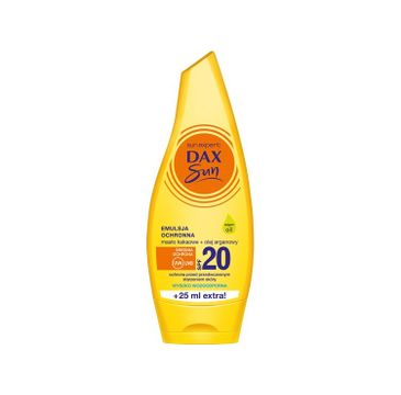 Dax Sun Emulsja ochronna z masłem kakaowym i olejem arganowym SPF20 (175 ml)