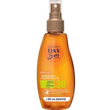 Dax Sun Nawilżający olejek do opalania wodoodporny SPF30 (200 ml)