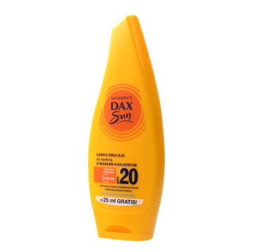 Dax Sun emulsja ochronna do opalania SPF 20 z masłem kakaowym 175 ml