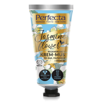 Perfecta Jasmine Flower Regenerujący krem-mus do rąk, paznokci i skórek (50 ml)