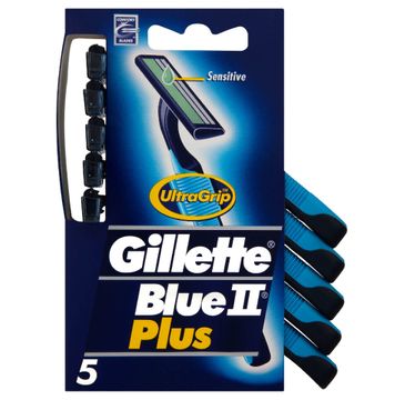 Gillette Blue II Plus – jednorazowe maszynki do golenia dla mężczyzn (5 szt.)