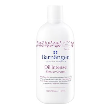 Barnängen – Oil Intense Shower Cream kremowy żel pod prysznic z olejkiem z dzikiej róży (400 ml)