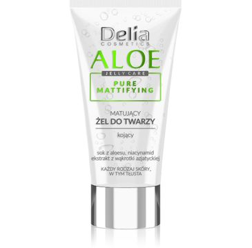 Delia Cosmetics Aloe Jelly Care Matujący Żel do twarzy (50 ml)