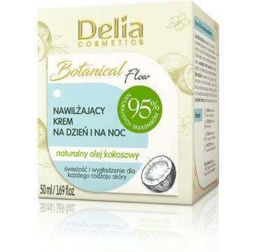 Delia – Botanical Flow nawilżający krem do twarzy na dzień i noc Kokos (50 ml)