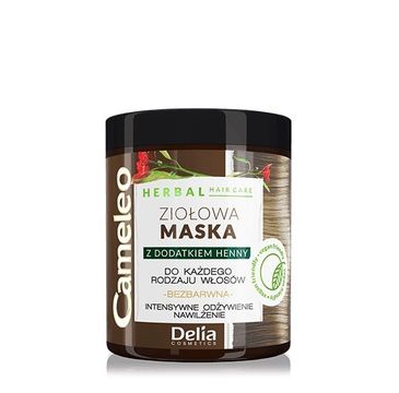 Delia Cameleo Herbal maska ziołowa z dodatkiem henny do każdego rodzaju włosów (250 ml)