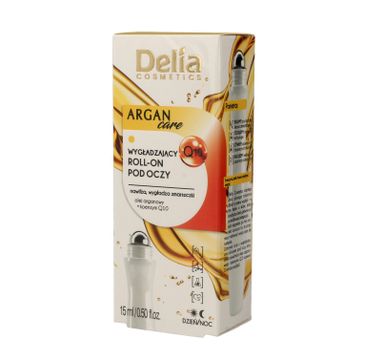 Delia Cosmetics Argan Care Q10 Roll-on pod oczy wygładzający  15ml