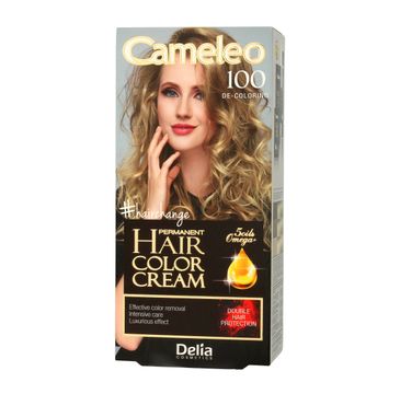 Delia Cosmetics Cameleo HCC dekoloryzator do każdego typu włosów permanentny omega+ nr 100 60 ml