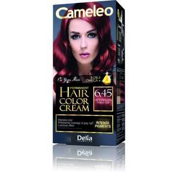 Delia Cosmetics Cameleo HCC farba do każdego typu włosów permanentna omega+ nr 6.45 light mahogany 60 ml