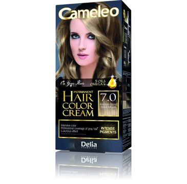 Delia Cosmetics Cameleo HCC farba do każdego typu włosów permanentna omega+ nr 7.0 medium blond 60 ml