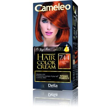 Delia Cosmetics Cameleo HCC farba do włosów permanentna Omega+ nr 7.44 119 ml
