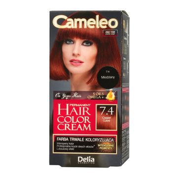 Delia Cosmetics Cameleo HCC farba do włosów permanentna Omega+ nr 7.4 Copper 1 op.