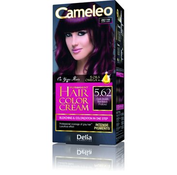 Delia Cosmetics Cameleo HCC Farba permanentna Omega+ nr 5.62 Dark Bordo 1 op.