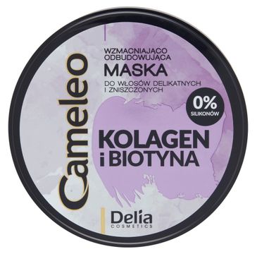Delia Cosmetics Cameleo Kolagen i Biotyna Maska wzmacniająco-odbudowująca  200ml