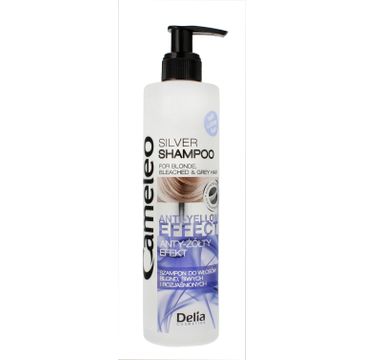Delia Cosmetics Cameleo Silver szampon do włosów blond i siwych odświeżający 200 ml