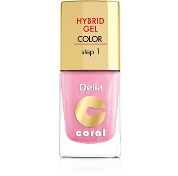 Delia Cosmetics Coral Hybrid Gel Emalia do paznokci nr 31 11 ml