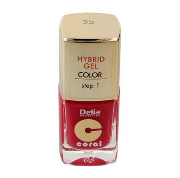 Delia Cosmetics Coral Hybrid Gel emalia do paznokci nr 35 11 ml