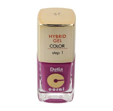 Delia Cosmetics Coral Hybrid Gel emalia do paznokci nr 37 11 ml