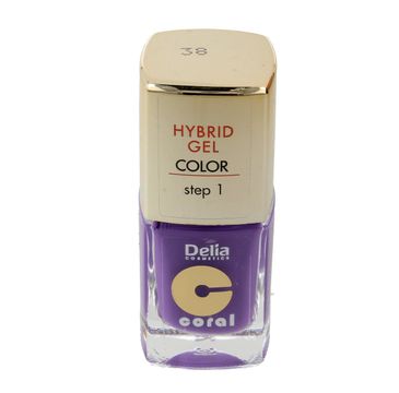 Delia Cosmetics Coral Hybrid Gel emalia do paznokci nr 38 11 ml