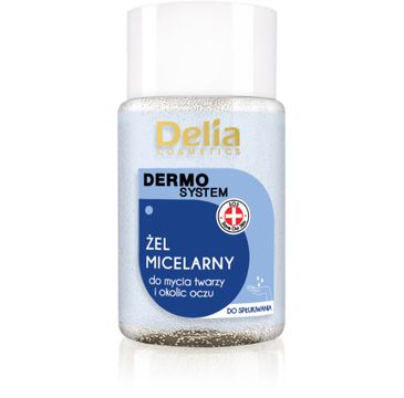 Delia Cosmetics Dermo System Żel micelarny do mycia twarzy Mini 50 ml