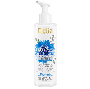 Delia Cosmetics Eko Florist Chaber Nawilżające Mleczko do demakijażu  (200 ml)