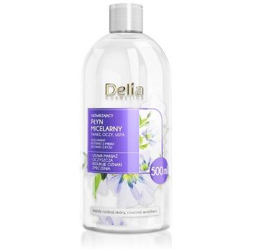 Delia Cosmetics Płyn Micelarny odświeżający - każdy rodzaj cery  500ml