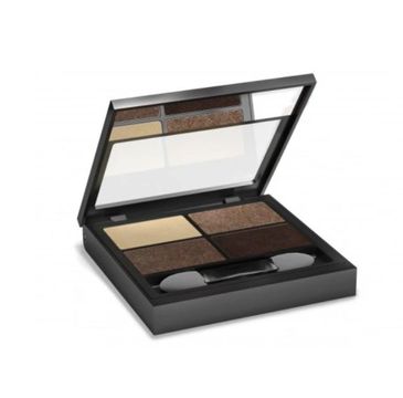 Delia Cosmetics Quattro Ombre Cienie do powiek Color Master nr 401 Chocolate Pleasure 1 szt.