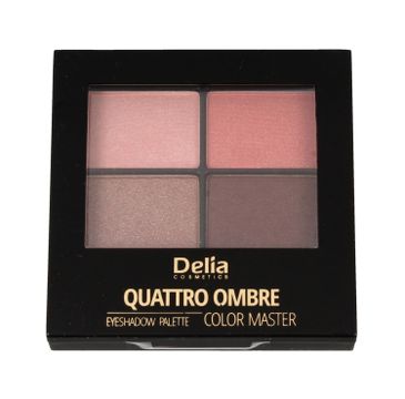Delia Cosmetics Quattro Ombre Cienie do powiek Color Master nr 405 Sweet Coral 1 szt.