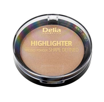 Delia Cosmetics Shape Defined Highlighter Puder prasowany rozświetlający nr 301 9g