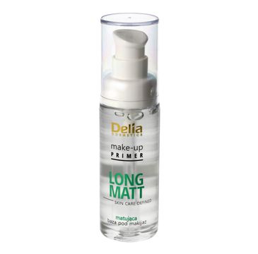 Delia Cosmetics Skin Care Defined baza pod makijaż Long Matt matująca 30 ml