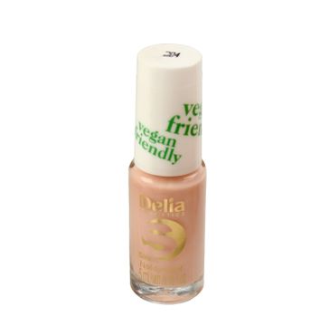 Delia – Cosmetics Vegan Friendly Emalia do paznokci Size S nr 204 Honey Pink (5 ml)