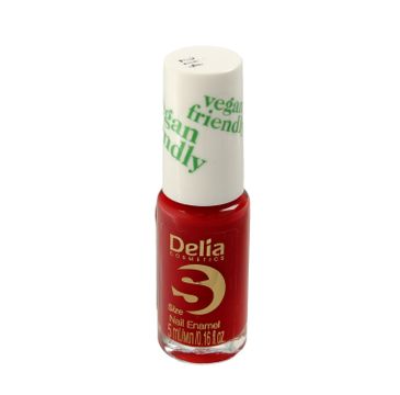Delia – Cosmetics Vegan Friendly Emalia do paznokci Size S nr 214 Lady in Red (5 ml)