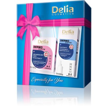 Delia Cosmetics Zestaw prezentowy Dermo System krem nawiżający na dzień i noc 50 ml + krem pod oczy 15 ml