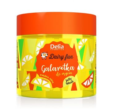 Delia Dairy Fun galaretka do mycia ciała Kwaśna Mina 350g