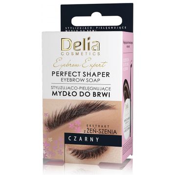 Delia Eyebrow Expert Perfect Shaper stylizująco-pielęgnujące mydło do brwi Czarny 10ml