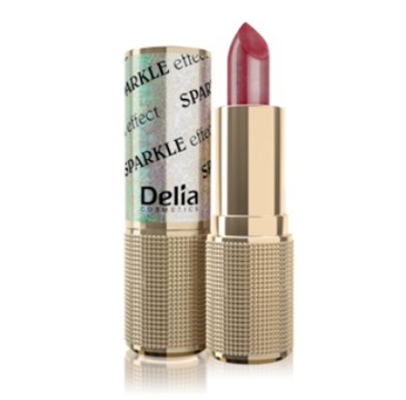 Delia Cosmetics Glamour Pomadka do ust Sparkle Effect nr 605 Never Stop (4 g)