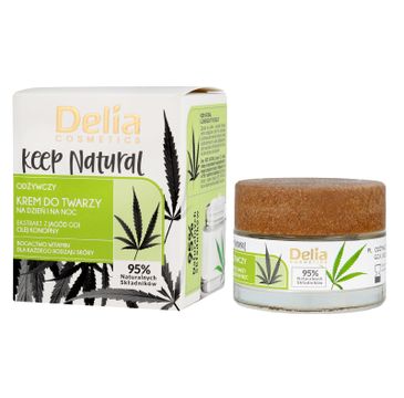 Delia krem do twarzy (Keep Natural na dzień i na noc odżywczy 50 ml)