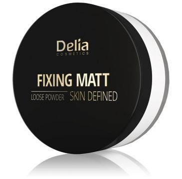 Delia puder matujący Fixing Matt Skin Defined (sypki utrwalający 20 g)