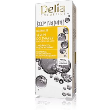 Delia serum do twarzy Keep Natural (na dzień i na noc odżywcze 10 ml)