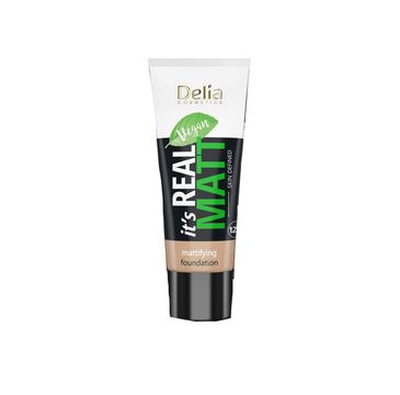Delia – Wegański podkład matujący odżywczo-nawilżający It's Real Matt nr 103 (30 ml)