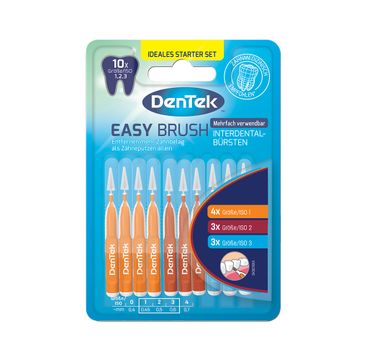 DenTek Easy Brush szczoteczka do przestrzeni międzyzębowych Mix (10 szt.)