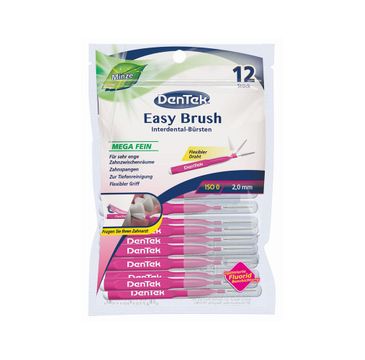 DenTek Easy Brush szczoteczka do przestrzeni międzyzębowych rozmiar 0 (12 szt.)